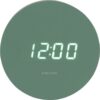 Digitální budík ø 9 cm Spry Round – Karlsson. Cvičení