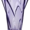 Fialová skleněná ručně vyrobená váza (výška 18 cm) Bloom – Hübsch. Cvičení