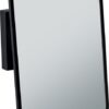Kosmetické zrcadlo s věšákem 14x19.5 cm Quadro Black – Wenko. Cvičení