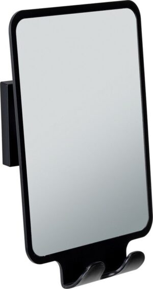 Kosmetické zrcadlo s věšákem 14x19.5 cm Quadro Black – Wenko. Cvičení