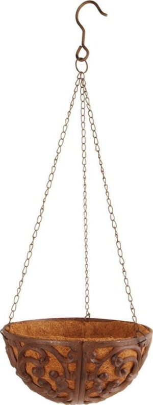 Kovový závěsný květináč ø 26 cm – Esschert Design. Cvičení