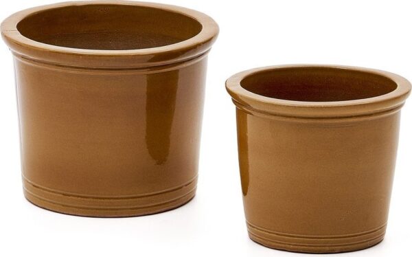 Květináče z terakoty v sadě 2 ks ø 47 cm Presili – Kave Home. Cvičení