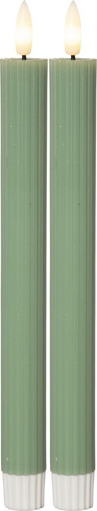 LED svíčky v sadě 2 ks (výška 25 cm) Flamme Stripe – Star Trading. Cvičení