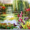 Nástěnný obraz na plátně Impressionist Garden