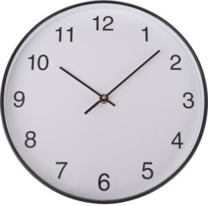 Nástěnné hodiny ø 30.5 cm - Dakls. Cvičení