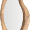 Nástěnné zrcadlo s dřevěným rámem 44x68 cm Selem – Kave Home. Cvičení