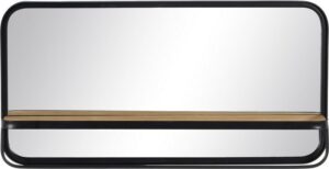 Nástěnné zrcadlo s poličkou 80x40 cm Rachel – Ixia. Cvičení