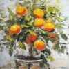 Obraz s ručně malovanými prvky 70x100 cm Oranges – Styler. Cvičení