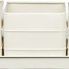 Sada 3 krémových květináčů na bylinky Kitchen Craft Living Nostalgia. Cvičení