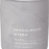 Vonná sojová svíčka doba hoření 55 h Fraga: Sandalwood and Myrh – Blomus. Cvičení