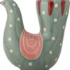 Zelená ručně malovaná váza z kameniny (výška 19 cm) Trudy – Bloomingville. Cvičení