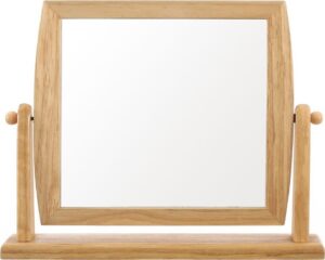 Zrcadlo s dřevěným rámem 33x27 cm – Premier Housewares. Cvičení